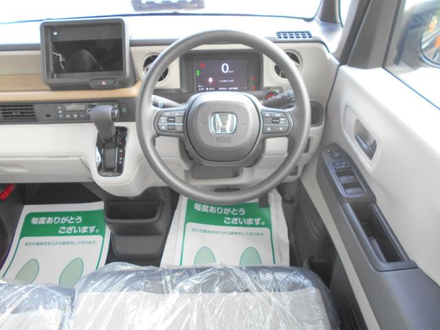 Ｎ－ＢＯＸ ベースグレード　届出済未使用車　衝突軽減システム　スマートキ－　車線維持支援システム　禁煙　フルフラットシート　電動格納式ドアミラー　カーテンエアバック　イモビライザー　ＥＣＯモード　横滑り防止　ＬＥＤヘッドライト（9枚目）