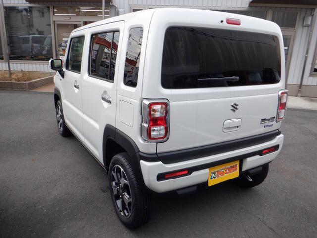 ハスラー ハイブリッドＸ　届出済未使用車　オートＬＥＤ　アイドルストップ　車線逸脱警報装置　スマートキー　エアバッグ　フルフラット　前席シートヒーター　セキュリティアラーム　レーダークルーズ　ＬＥＤライト　安全ボディ　ＡＡＣ（9枚目）