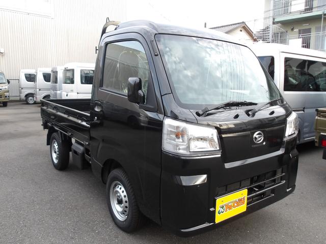 ハイゼットトラック ハイルーフ　届出済未使用車　切替式４ＷＤ　禁煙車　Ｗエアバック　マニュアルエアコン　オートライト　パワステ　横滑防止装置　衝突被害軽減装置　衝突安全ボディ（6枚目）