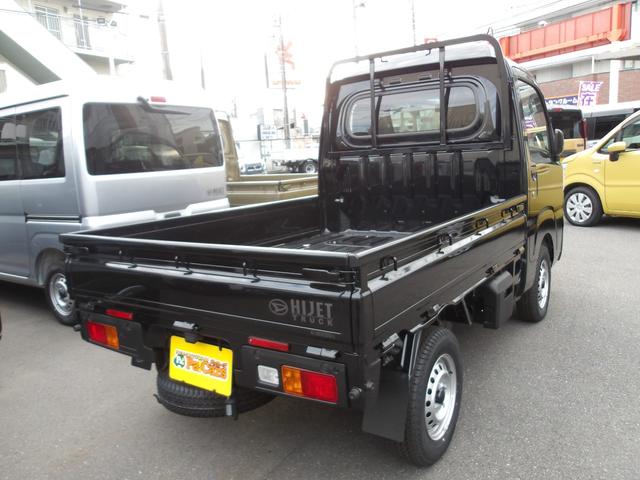 ハイゼットトラック ハイルーフ　届出済未使用車　切替式４ＷＤ　禁煙車　Ｗエアバック　マニュアルエアコン　オートライト　パワステ　横滑防止装置　衝突被害軽減装置　衝突安全ボディ（27枚目）