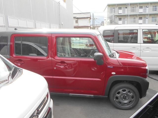 ハスラー ハイブリッドGターボ 届出済未使用車 ターボエンジン アクティブクルーズコントロール パーキングセンサー セキュリティアラーム 横滑り防止装置 パワーウインドウ 車線逸脱警報 エアバッグ キーレスエントリー オートエアコン(6枚目)