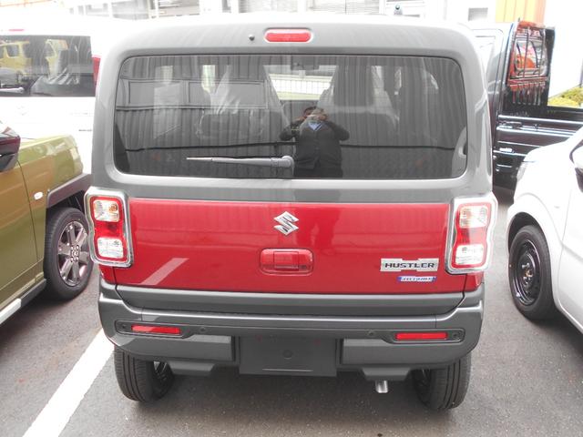 ハスラー ハイブリッドGターボ 届出済未使用車 ターボエンジン アクティブクルーズコントロール パーキングセンサー セキュリティアラーム 横滑り防止装置 パワーウインドウ 車線逸脱警報 エアバッグ キーレスエントリー オートエアコン(8枚目)