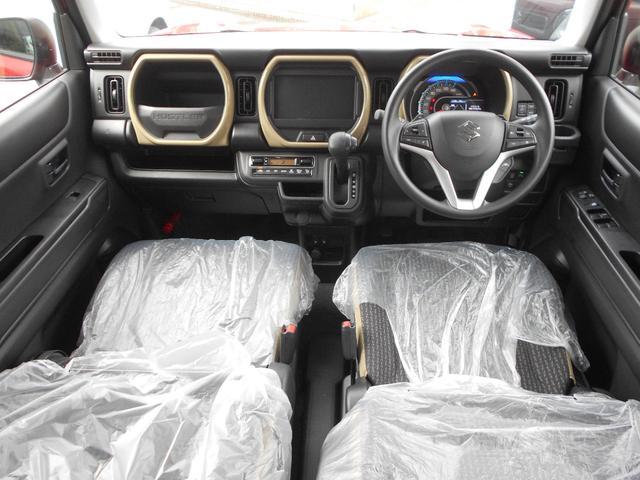 ハスラー ハイブリッドGターボ 届出済未使用車 ターボエンジン アクティブクルーズコントロール パーキングセンサー セキュリティアラーム 横滑り防止装置 パワーウインドウ 車線逸脱警報 エアバッグ キーレスエントリー オートエアコン(10枚目)