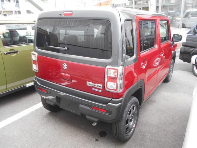 ハスラー ハイブリッドGターボ 届出済未使用車 ターボエンジン アクティブクルーズコントロール パーキングセンサー セキュリティアラーム 横滑り防止装置 パワーウインドウ 車線逸脱警報 エアバッグ キーレスエントリー オートエアコン(32枚目)