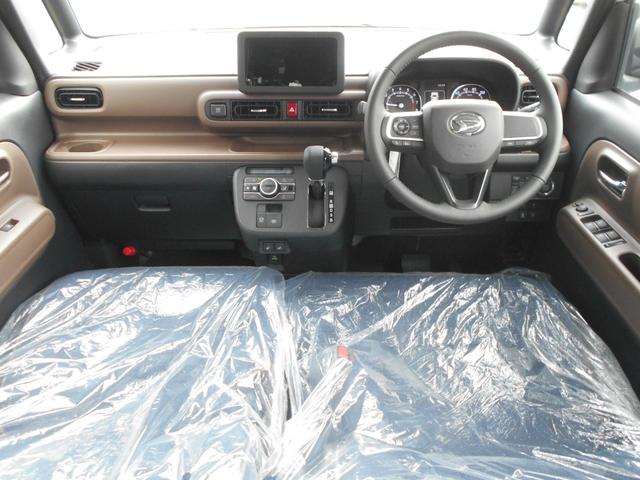 ムーヴキャンバス セオリーG 届出済未使用車 ブルートゥース ISTOP 前後ソナー 衝突軽減ブレーキ フルフラットシート LEDヘッド 横滑り防止機能 シートヒーター Bカメラ オートライト ベンチシート サイドエアバッグ(10枚目)