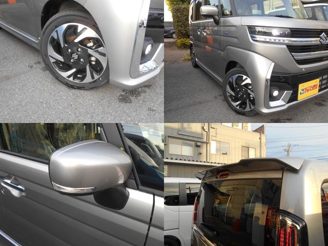 スペーシアカスタム ハイブリッドＸＳターボ　届出済未使用車　オートＬＥＤ　禁煙　ＥＳＣ　クルーズＣ　運転席シートヒーター　フルフラット　パワーウィンドゥ　ＬＥＤヘッドライ　スマートキ　サイドエアバッグ　ベンチシート　ターボ車　リモコンキー　ＰＳ（35枚目）