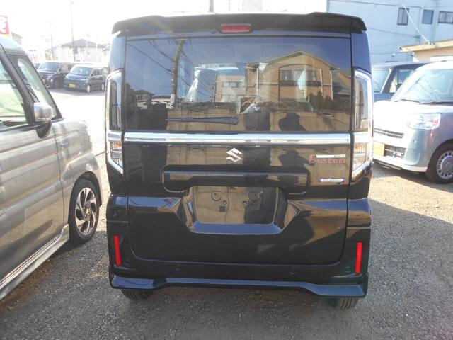 スペーシアカスタム ハイブリッドＧＳ　届出済未使用車　禁煙　フロントベンチシート　前後衝突被害軽減ブレーキ　ＬＥＤライト　前後ソナー　盗難防止　横滑り防止装置　アダクティブクルーズコントロール　片側電動両側スライドドア　前席シートヒーター（8枚目）