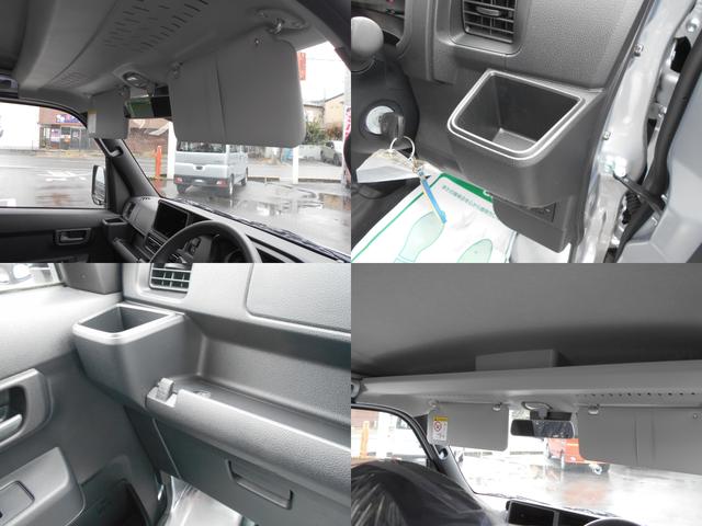 ハイゼットカーゴ ＤＸ　届出済未使用車　禁煙　安全ボディ　セキュリティアラーム　キーレスキー　両側スライドドア　パワーウインドウ　エコアイドル　マニュアルエアコン　両席エアバッグ　パワーステアリング　ＡＢＳ　運転席エアバッグ（34枚目）