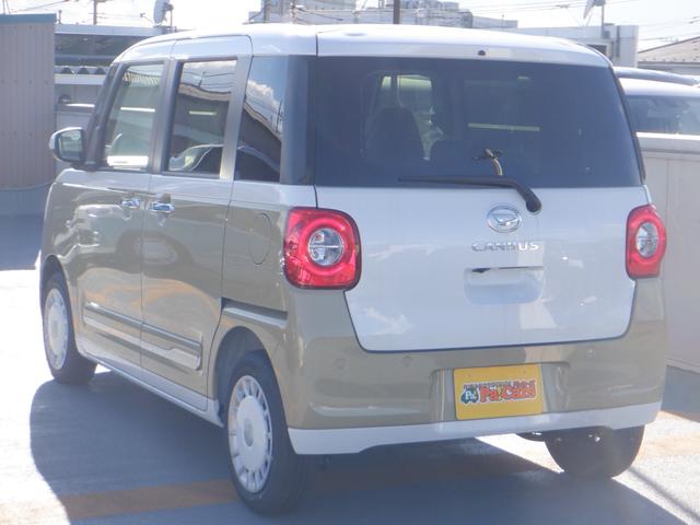 ムーヴキャンバス ストライプスG 届出済未使用車 前後障害物センサー アイドルストップ 禁煙 Bカメラ パワーウインドウ セキュリティアラーム フルフラット スマートキープッシュスタート カーテンエアバック Sヒーター キーフリーキー(10枚目)