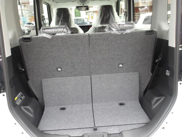 スペーシア ハイブリッドＸ　届出済未使用車　レーダーブレーキサポート　車線逸脱警告　アイドリングＳ　ＬＥＤヘッド　シートヒーター　盗難防止システム　フルフラット　エアコン　スマートキー　ＥＳＣ　ＡＢＳ　ベンチシート　エアバッグ（16枚目）