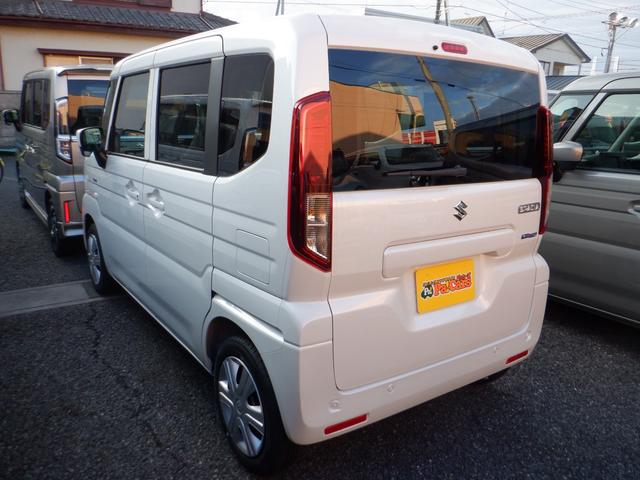 スペーシア ハイブリッドＧ　届出済未使用車　禁煙　アイドリングＳ　キーレススタートシステム　パーキングセンサー　横滑防止　イモビライザー　ＬＥＤライト　電動格納ミラー　Ｗエアバッグ　スマートキー　オートエアコン　フルフラット（9枚目）