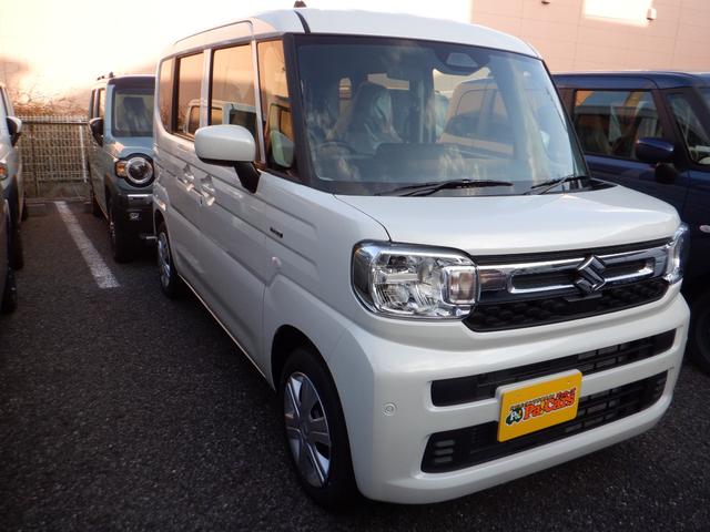 スペーシア ハイブリッドＧ　届出済未使用車　禁煙　アイドリングＳ　キーレススタートシステム　パーキングセンサー　横滑防止　イモビライザー　ＬＥＤライト　電動格納ミラー　Ｗエアバッグ　スマートキー　オートエアコン　フルフラット（10枚目）