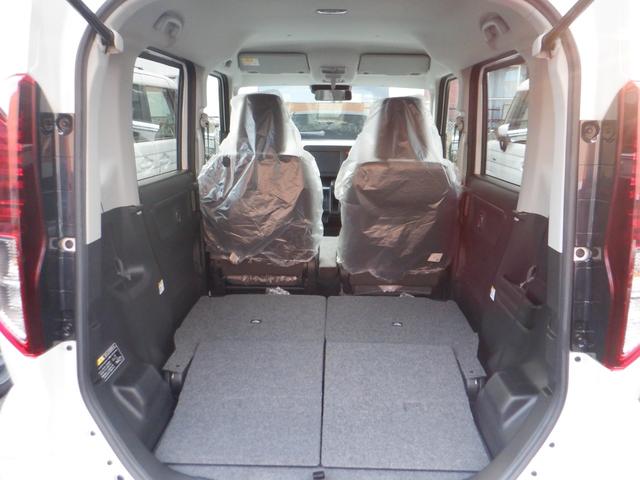 スペーシア ハイブリッドＧ　届出済未使用車　禁煙　アイドリングＳ　キーレススタートシステム　パーキングセンサー　横滑防止　イモビライザー　ＬＥＤライト　電動格納ミラー　Ｗエアバッグ　スマートキー　オートエアコン　フルフラット（19枚目）