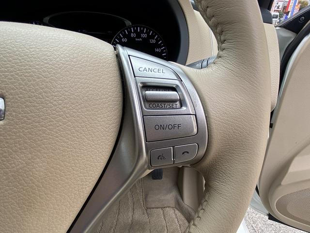 ティアナ ＸＶ　ナビＡＶＭパッケージ　フルセグナビ・全周囲カメラ・１７ＡＷ・ベージュ革シート・ベンチレーション・助手席オットマン・パワーシート・コーナーセンサー・クルーズコントロール・ＥＴＣ・ＨＩＤライト・エマージェンシーブレーキ・ＢＳＭ（46枚目）