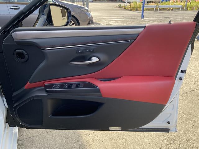 ＥＳ ＥＳ３００ｈ　Ｆスポーツ　サンルーフ・フルセグナビ・バックカメラ・ＢＴオーディオ・１９ＡＷ・赤革シート・ベンチレーション・ＬＥＤライト・フォグ・レーダークルーズ・ステアリングヒーター・ＥＴＣ・レクサスセーフティシステム・ＢＳＭ（28枚目）