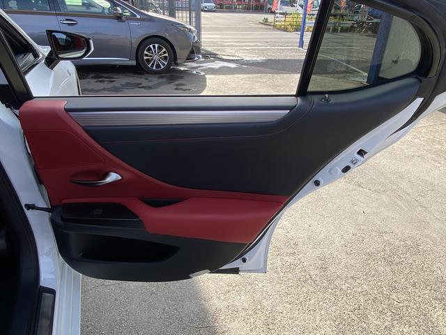 ＥＳ ＥＳ３００ｈ　Ｆスポーツ　サンルーフ・フルセグナビ・バックカメラ・ＢＴオーディオ・１９ＡＷ・赤革シート・ベンチレーション・ＬＥＤライト・フォグ・レーダークルーズ・ステアリングヒーター・ＥＴＣ・レクサスセーフティシステム・ＢＳＭ（30枚目）