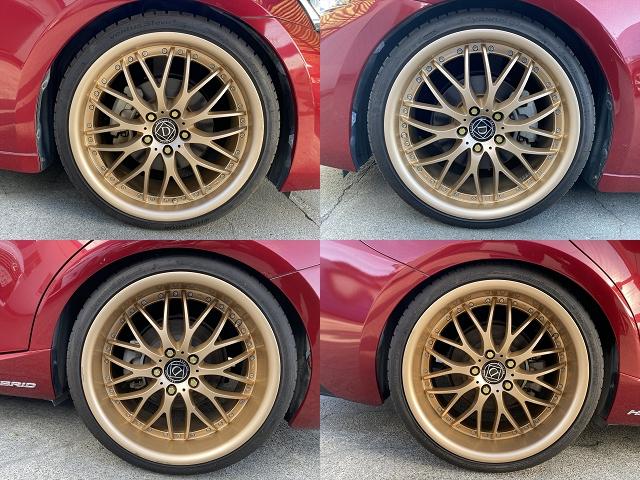 ＩＳ ＩＳ３００ｈ　バージョンＬ　フルセグナビ・バックカメラ・ＢＴオーディオ・１９ＡＷ・黒革シート・ベンチレーション・ＬＥＤライト・レーダークルーズ・ステアリングヒーター・Ｐシート・ＥＴＣ・レクサスセーフティシステム・ＢＳＭ・車高調（17枚目）