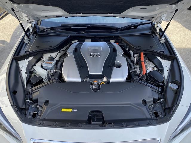 スカイライン ３５０ＧＴ　ハイブリッド　タイプＳＰ　ワンオーナー・フルセグナビ・全周囲カメラ・ＢＴオーディオ・１９ＡＷ・黒革シート・パワーシート・シートヒーター・ＬＥＤライト・フォグ・レーダークルーズ・ＥＴＣ・全方位運転支援システム・ＢＳＭ・ローダウン（18枚目）