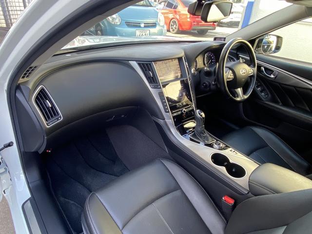 スカイライン ３５０ＧＴ　ハイブリッド　タイプＳＰ　ワンオーナー・フルセグナビ・全周囲カメラ・ＢＴオーディオ・１９ＡＷ・黒革シート・パワーシート・シートヒーター・ＬＥＤライト・フォグ・レーダークルーズ・ＥＴＣ・全方位運転支援システム・ＢＳＭ・ローダウン（35枚目）