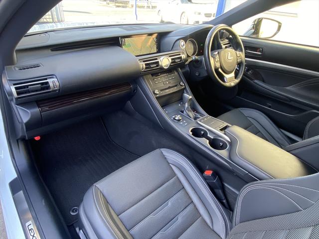 RC RC300h Fスポーツ 後期・ワンオーナー・フルセグナビ・バックカメラ・BTオーディオ・19AW・黒革シート・ベンチレーション・LEDライト・ステアリングヒーター・レーダークルーズ・ETC・レクサスセーフティシステム・BSM(35枚目)