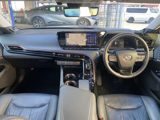 ＭＩＲＡＩ Ｚ　エグゼクティブパッケージ　ＪＢＬサウンド・パノラマルーフ・モデリスタエアロ・フルセグナビ・全周囲カメラ・ＢＴオーディオ・２０ＡＷ・黒革シート・ベンチレーション・ＬＥＤライト・ステアリングヒーター・デジタルミラー・ワイヤレス充電（3枚目）