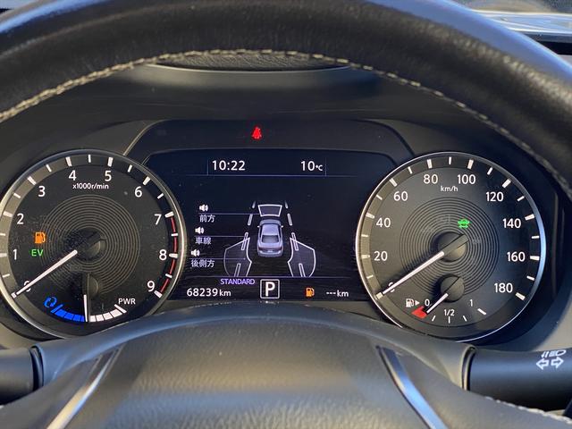 スカイライン ３５０ＧＴ　ハイブリッド　タイプＳＰ　後期・フルセグナビ・全周囲カメラ・ＢＴオーディオ・１９ＡＷ・黒革シート・シートヒーター・ＬＥＤライト・フォグ・レーダークルーズ・コーナーセンサー・ＥＴＣ・全方位運転支援システム・ＢＳＭ・ＨＵＤ（44枚目）