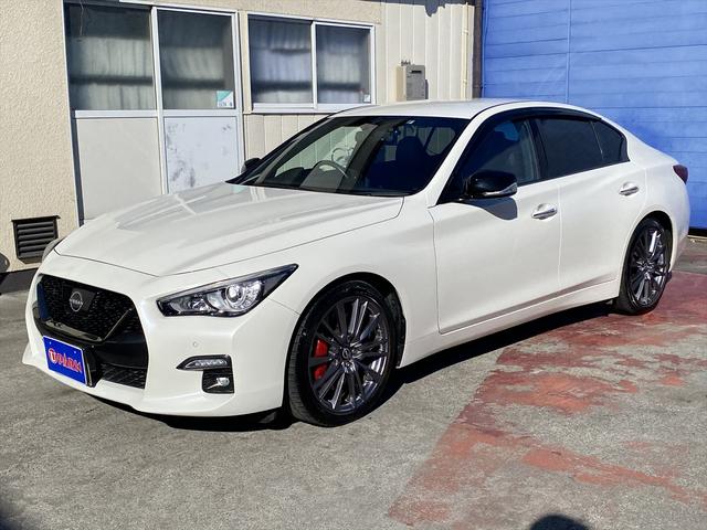 スカイライン ４００Ｒ　後期・フルセグナビ・全周囲カメラ・ＢＴオーディオ・１９ＡＷ・黒革シート・シートヒーター・ＬＥＤライト・フォグ・レーダークルーズ・コーナーセンサー・パドルシフト・ＥＴＣ・全方位運転支援システム・ＢＳＭ（26枚目）