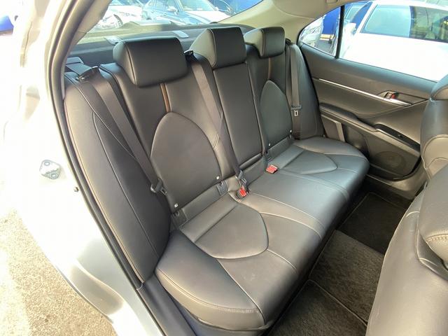 カムリ Ｇレザーパッケージ　フルセグナビ・バックカメラ・ＢＴオーディオ・１８ＡＷ・黒革シート・シートヒーター・ＬＥＤライト・フォグ・コーナーセンサー・ドアバイザー・レーダークルーズ・ＥＴＣ・セーフティセンス・ＢＳＭ・ＨＵＤ（35枚目）