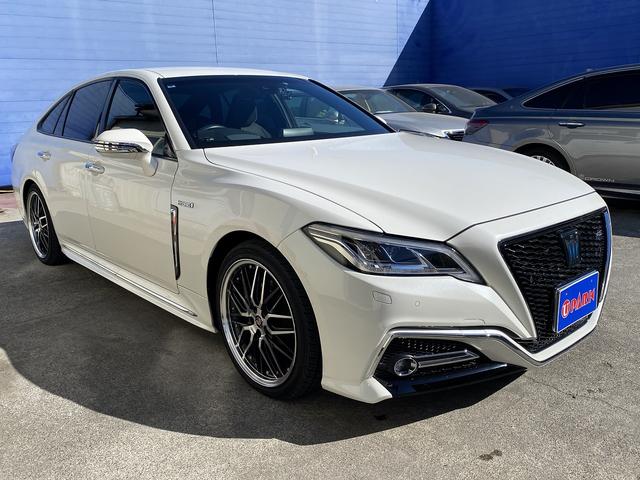 クラウンハイブリッド ＲＳアドバンス　モデリスタクールシャインキット・フルセグナビ・バックカメラ・ＢＴオーディオ・１９ＡＷ・ハーフレザーシート・シートヒーター・ＬＥＤライト・フォグ・ステアリングヒーター・レーダークルーズ・ＥＴＣ・ＵＳＢ（25枚目）