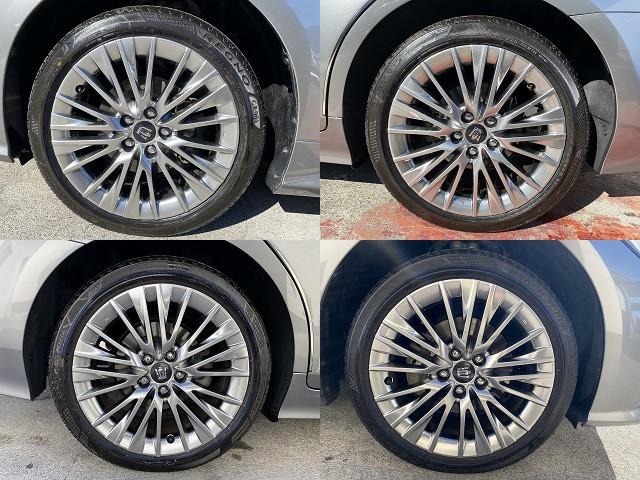 クラウンハイブリッド Ｓ　Ｆｏｕｒ　エレガンススタイルＩＩＩ　後期・フルセグナビ・全周囲カメラ・ＢＴオーディオ・１８ＡＷ・ハーフレザーシート・シートヒーター・ＬＥＤライト・フォグ・ステアリングヒーター・全ドアイージークローザーセーフティセンス・ＢＳＭ・ＨＵＤ（18枚目）