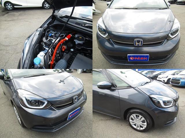 フィット ｅ：ＨＥＶホーム　ホンダセンシング・純正９インチナビ・バックカメラ・フルセグＴＶ・Ｂｌｕｅｔｏｏｔｈ・ＣＤ／ＤＶＤ再生・ＡＣＣ・ＬＫＡ・ＬＥＤヘッドライト・オートＨＩビーム・ハーフレザーシート・コーナーセンサー・ＥＴＣ（18枚目）