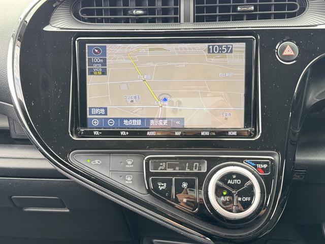 アクア Ｓスタイルブラック　セーフティセンス・純正９インチナビ・バックカメラ・フルセグＴＶ・Ｂｌｕｅｔｏｏｔｈ・ＣＤ／ＤＶＤ再生・ＥＴＣ２．０・ＬＥＤヘッドライト・オートＨＩビーム・レーンキープアシスト・Ｃセンサー・ドアバイザー（8枚目）