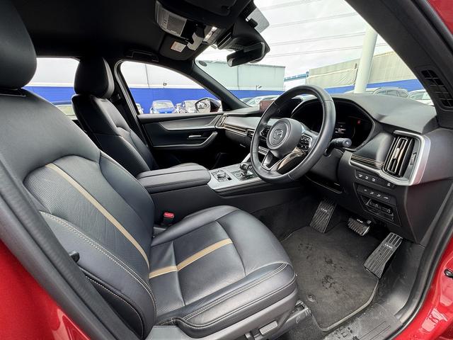 ＣＸ－６０ ＸＤ－ハイブリッド　エクスクルーシブスポーツ　純正ナビ・フルセグＴＶ・Ｃａｒｐｌａｙ・Ｂｌｕｅｔｏｏｔｈ・ＢＯＳＥサウンド・全周囲カメラ・ＥＴＣ・ＡＣＣ・ＢＳＭ・ＬＫＡ・黒革シート・シートエアコン・パワーシート・オートＨＩビーム・純正２０ＡＷ（24枚目）