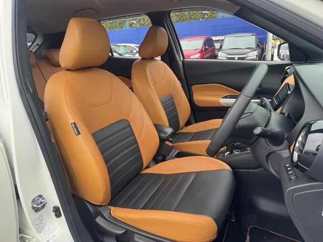 キックス Ｘ　ツートーンインテリアエディション　１オーナー・プロパイロット・フルセグナビ・全周囲カメラ・ＢＴオーディオ・ＥＴＣ・ＵＳＢ・ハーフレザー・シート＆ステアヒーター・純正１７ＡＷ・デジタルミラー・Ｃソナー・ドアバイザー（4枚目）