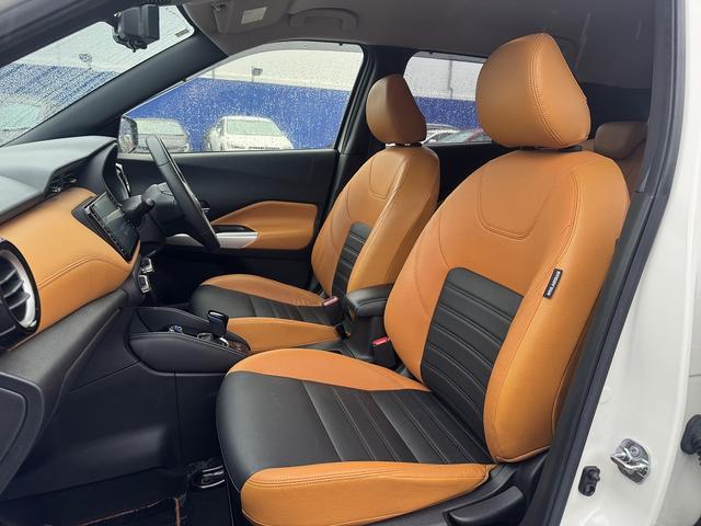 キックス Ｘ　ツートーンインテリアエディション　１オーナー・プロパイロット・フルセグナビ・全周囲カメラ・ＢＴオーディオ・ＥＴＣ・ＵＳＢ・ハーフレザー・シート＆ステアヒーター・純正１７ＡＷ・デジタルミラー・Ｃソナー・ドアバイザー（6枚目）