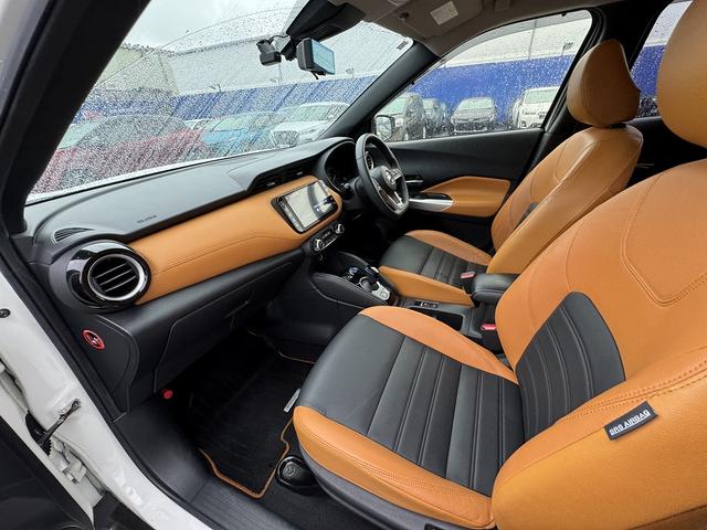 キックス Ｘ　ツートーンインテリアエディション　１オーナー・プロパイロット・フルセグナビ・全周囲カメラ・ＢＴオーディオ・ＥＴＣ・ＵＳＢ・ハーフレザー・シート＆ステアヒーター・純正１７ＡＷ・デジタルミラー・Ｃソナー・ドアバイザー（27枚目）