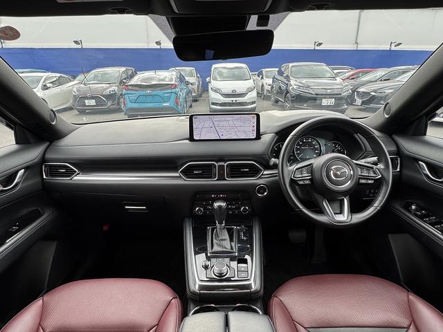 CX-8 XD スポーツアピアランス ナビTV・バックカメラ・Carplay・Bluetooth・後席モニター・赤革シート・PWシート・シートエアコン・ACC・BSK・LKA・Cセンサー・LEDヘッドライト・オートHIビーム・ETC(3枚目)