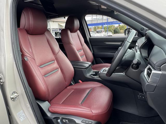 CX-8 XD スポーツアピアランス ナビTV・バックカメラ・Carplay・Bluetooth・後席モニター・赤革シート・PWシート・シートエアコン・ACC・BSK・LKA・Cセンサー・LEDヘッドライト・オートHIビーム・ETC(4枚目)