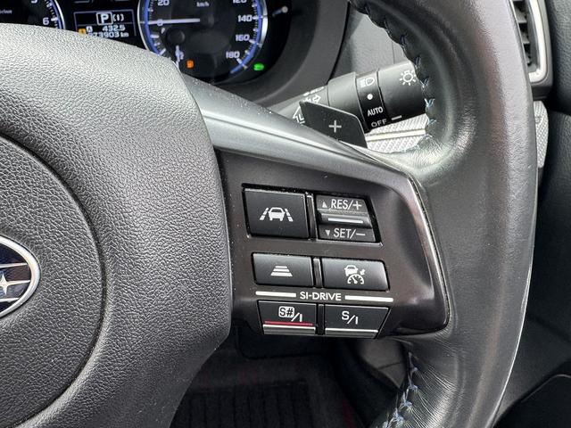 レヴォーグ 2.0GT-Sアイサイト STIエアロ・フルセグナビ・Bカメラ・BTオーディオ・LEDライト・ACC・LKA・柿本マフラー・パドルシフト・ドアバイザー・プライバシーガラス・本革ステア・ミラーウィンカー・RAYS18AW(22枚目)