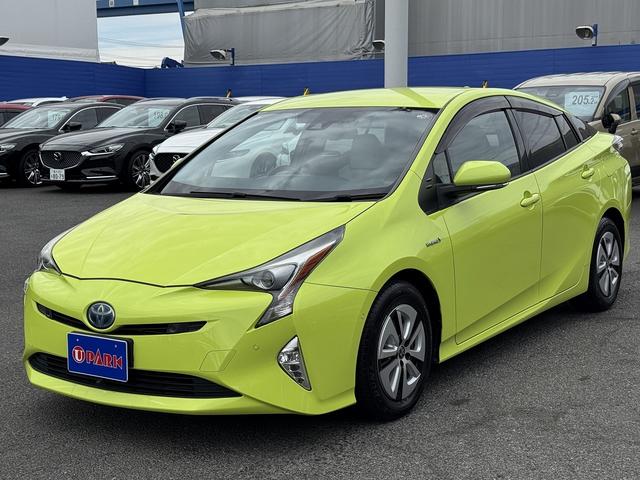 プリウス Ａ　９ｉｎフルセグナビ・Ｂカメラ・ＢＴオーディオ・ＬＥＤライト・ＡＣＣ・ＬＫＡ・ＨＵＤ・ＢＳＭ・ＡＨＢ・Ｐアシスト・ＥＴＣ・オートライト・本革ステア・１５ＡＷ・ドアバイザー・プライバシーガラス（30枚目）