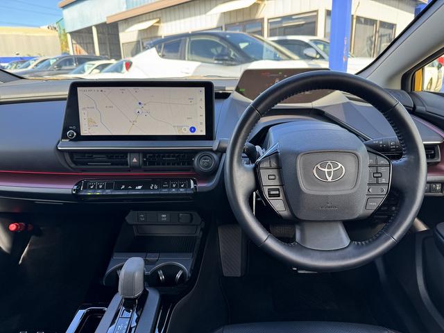 プリウス Z セーフティセンス・12.3型フルセグナビ・Carplay・全周囲カメラ・ETC2.0・AC100V電源・USB・Cソナー・BSM・RCTA・デジタルミラー・ステアヒーター・パーキングアシスト・19AW(25枚目)