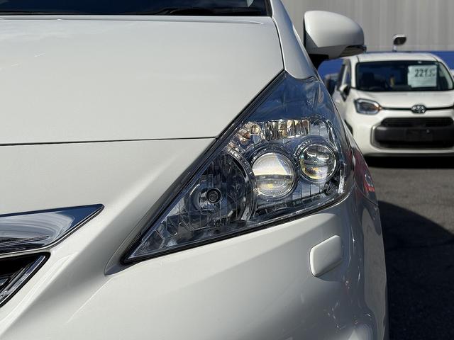 プリウスアルファ Ｓツーリングセレクション　７人乗り・１オーナー・フルセグナビ・Ｂカメラ・ＢＴオーディオ・ＬＥＤライト・ＥＴＣ・ドアバイザー・プライバシーガラス・本革ステア・ミラーウィンカー・オートライト・記録簿（35枚目）