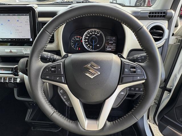 クロスビー ハイブリッドMZ 全周囲カメラ・フルセグナビ・BTオーディオ・LEDライト・ACC・LKA・AHB・Cソナー・シートヒーター・パドルシフト・USB・ドアバイザー・プライバシーガラス・本革ステア(9枚目)