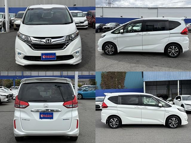 フリードハイブリッド ハイブリッド・EX 両Pスライド・Rモニター・フルセグ9inナビ・Bカメラ・BTオーディオ・LEDライト・ACC・LKA・シートヒーター・ドアバイザー・プライバシーガラス・本革ステア・ETC・15AW・オートライト(16枚目)