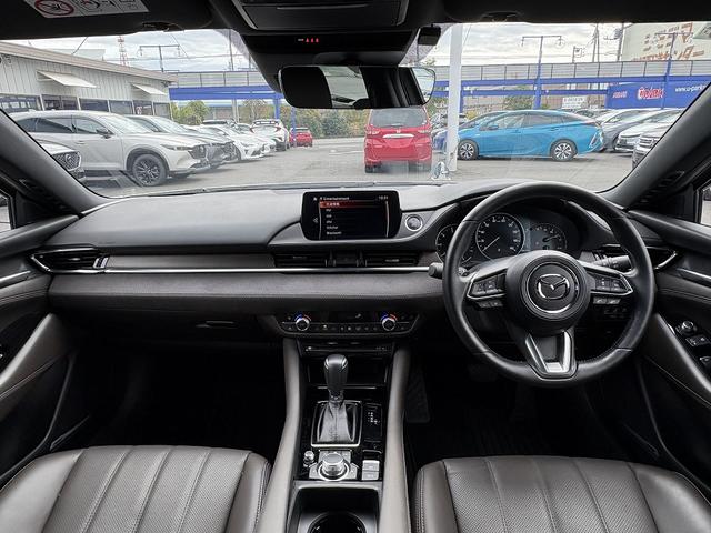MAZDA6セダン XD Lパッケージ 全周囲カメラ・フルセグナビ・BTオーディオ・BOSE・HUD・BSM・ACC・LKA・AHB・LEDライト・パドルシフト・黒革・Pシート・ベンチレーションシート・Cソナー・ETC・USB(3枚目)