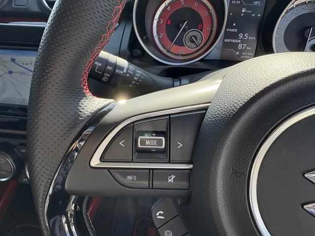 スイフトスポーツ ベースグレード　１オーナー・フルセグナビ・ＢＴオーディオ・ＤＶＤ再生・エアロ・ＬＥＤライト・ＥＴＣ・スマキー・ドアバイザー・プライバシーガラス・クルコン・ＥＴＣ・本革ステア・ミラーウィンカー（10枚目）