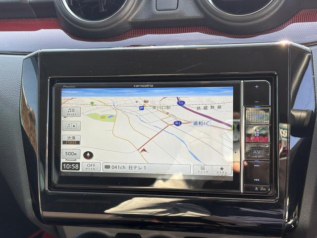 スイフトスポーツ ベースグレード　１オーナー・フルセグナビ・ＢＴオーディオ・ＤＶＤ再生・エアロ・ＬＥＤライト・ＥＴＣ・スマキー・ドアバイザー・プライバシーガラス・クルコン・ＥＴＣ・本革ステア・ミラーウィンカー（11枚目）