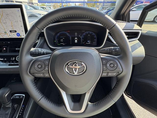 カローラスポーツ ハイブリッドＧ　Ｚ　後期・フルセグナビ・Ｂカメラ・ＢＴオーディオ・ＬＥＤライト・ＡＣＣ・ＬＫＡ・ＡＨＢ・ＢＳＭ・Ｃソナー・シートヒーター・ＥＴＣ・本革ステア・ミラーウィンカー・オートライト・ＵＳＢ・プライバシーガラス（9枚目）