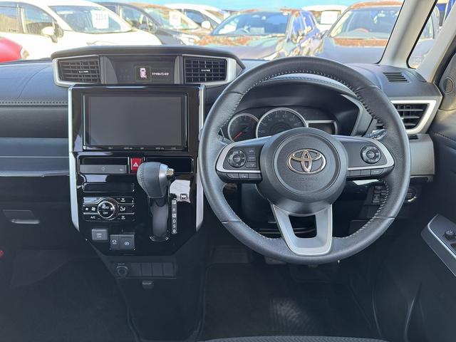 ルーミー カスタムＧ　後期・スマートアシスト・純正９型フルセグナビ・バックカメラ・ＢＴオーディオ・ＥＴＣ・両側パワースライド・ＡＵＴＯハイビーム・ＡＣＣ・純正１４ＡＷ・革ステア・ドアバイザー・フロアマット（25枚目）