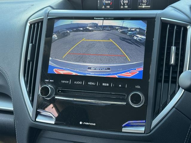 １オーナー・アイサイト・フルセグナビ・バックカメラ・ＢＴオーディオ・ＣＤ・ＤＶＤ・ＥＴＣ２．０・ＵＳＢ・ＬＥＤヘッドライト・ＢＳＭ・純正１７ＡＷ・スマートキー・革ステア・ドアバイザー・フロアマット